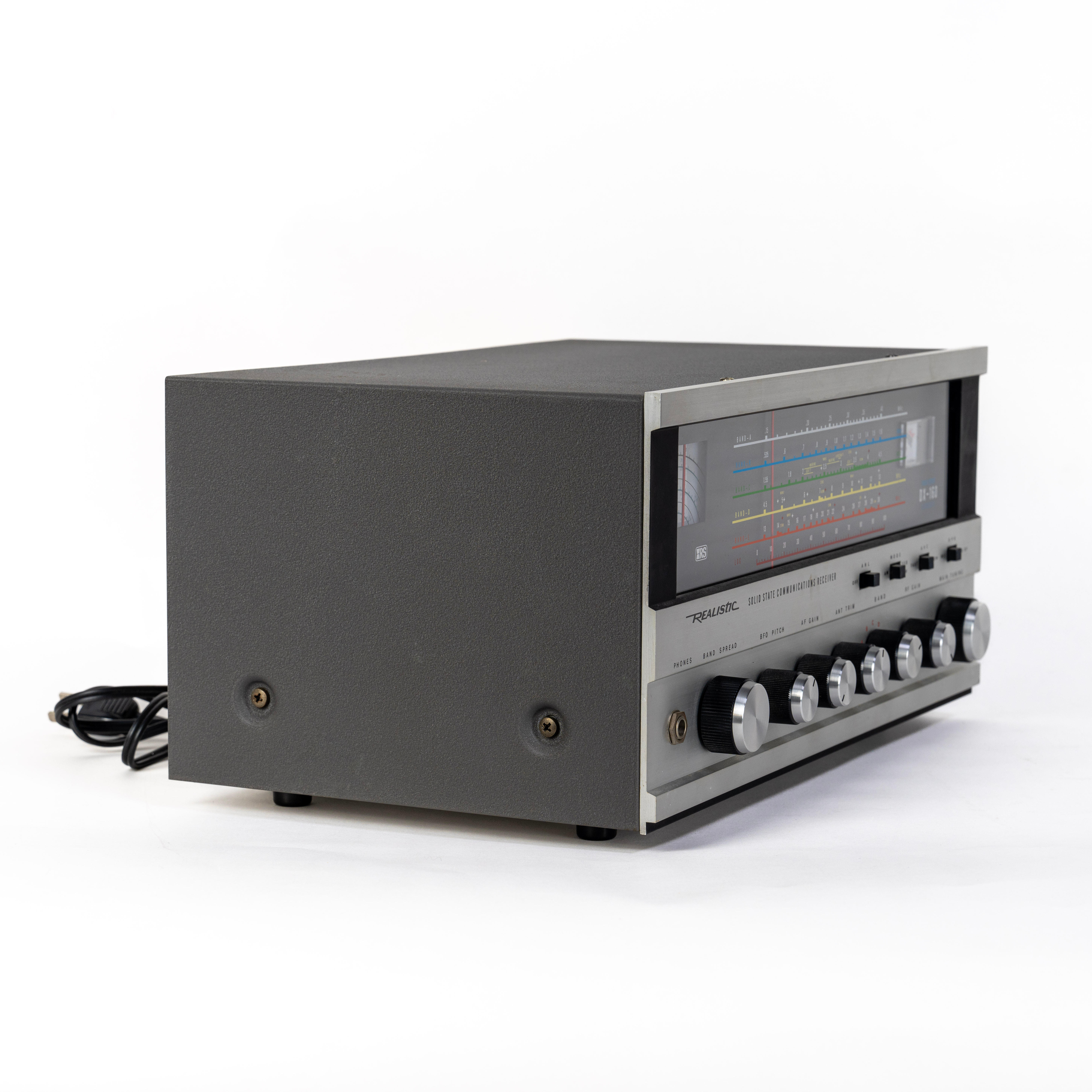 Realistic DX-160 Communication Receiver and Speaker